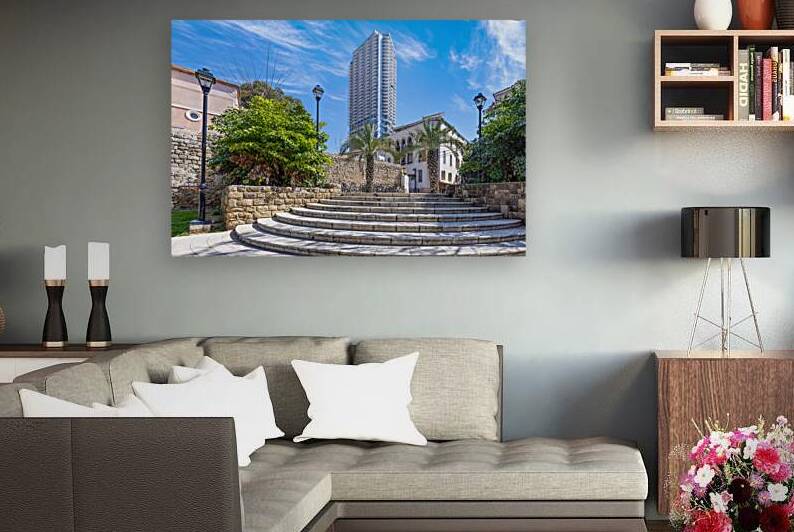 Israel Tel Aviv historic center Neve Tzedek with art galleries and restaurants by Elijah Lovkoff