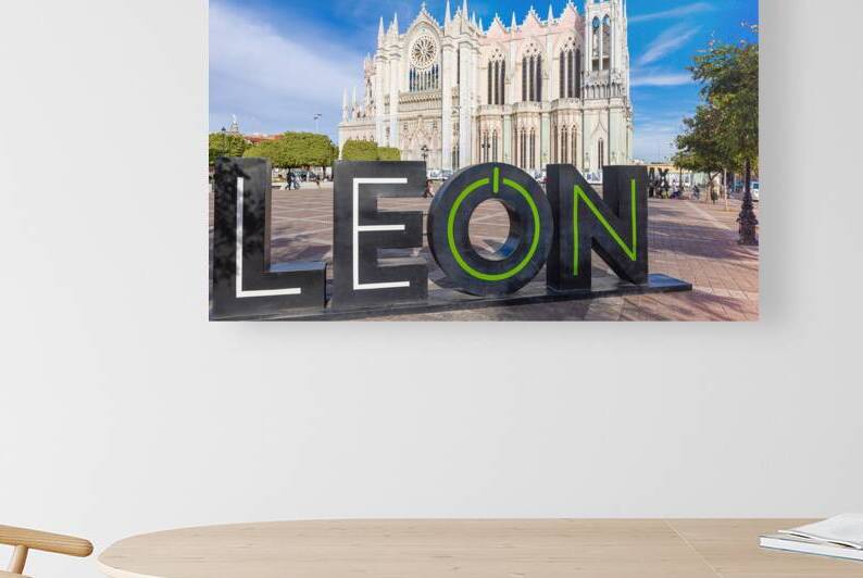 The Expiatory Temple of Leon Dedicated to the Sacred Heart of Jesus Templo Expiatorio del Sagrado Corazon de Jesus in Leon historic city center by Elijah Lovkoff