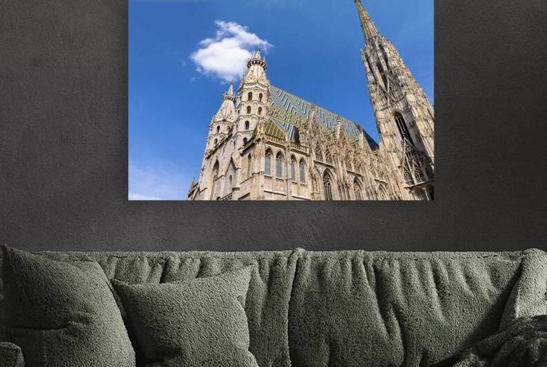 Austria Vienna gothic St. Stephen Cathedral main cathedral in Vienna by Elijah Lovkoff
