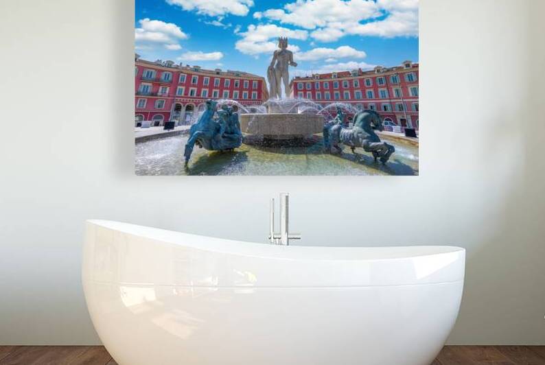 France French Riviera and Cote D Azur Place Massena main historic square in Nice old town by Elijah Lovkoff