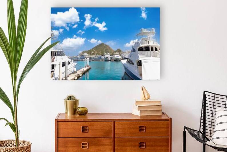 Mexico marina and yacht club in Cabo San Lucas Los Cabos departure point to El Arco and beaches by Elijah Lovkoff