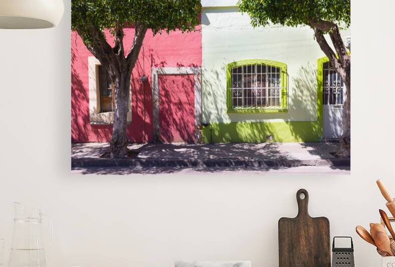 Leon colorful streets and colonial houses in Leon historic city center one of the main city tourist attractions by Elijah Lovkoff