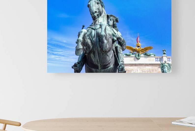 Famous Hofburg palace and Heldenplatz   Heroes Square plaza by Elijah Lovkoff