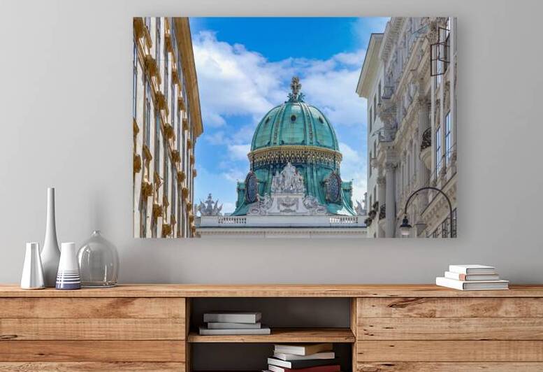 Austria Vienna famous Hofburg palace and Heldenplatz by Elijah Lovkoff