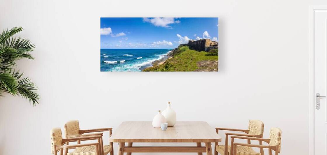 National park Castillo San Felipe del Morro Fortress in old San Juan Puerto Rico UNESCO site by Elijah Lovkoff