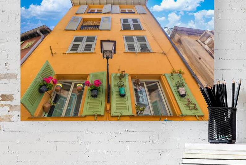 France French Riviera and Cote D Azur scenic streets of the old historic Nice city center by Elijah Lovkoff