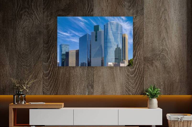 Argentina Buenos Aires panoramic financial center skyline and business development center by Elijah Lovkoff