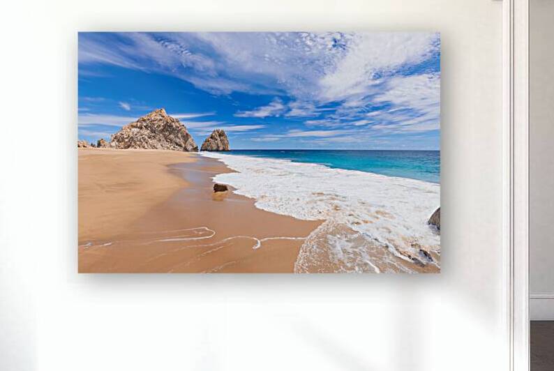 Mexico Los Cabos travel destination Playa Divorcio and Playa Amantes near Arch of Cabo San Lucas by Elijah Lovkoff