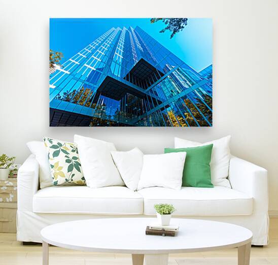 Scenic Vancouver financial district skyline in the city downtown near Robson square by Elijah Lovkoff