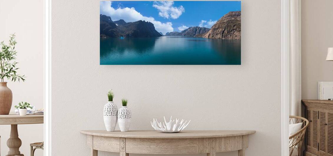 Prince Christian Sound waterway in Greenland famous travel destination and tourist attraction by Elijah Lovkoff