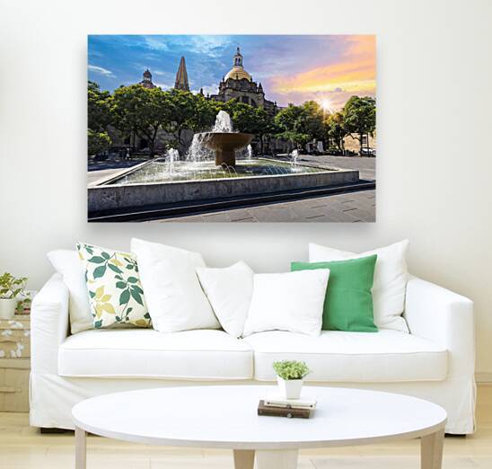 Mexico Guadalajara Cathedral Basilica in historic center near Plaza de Armas and Liberation Square by Elijah Lovkoff