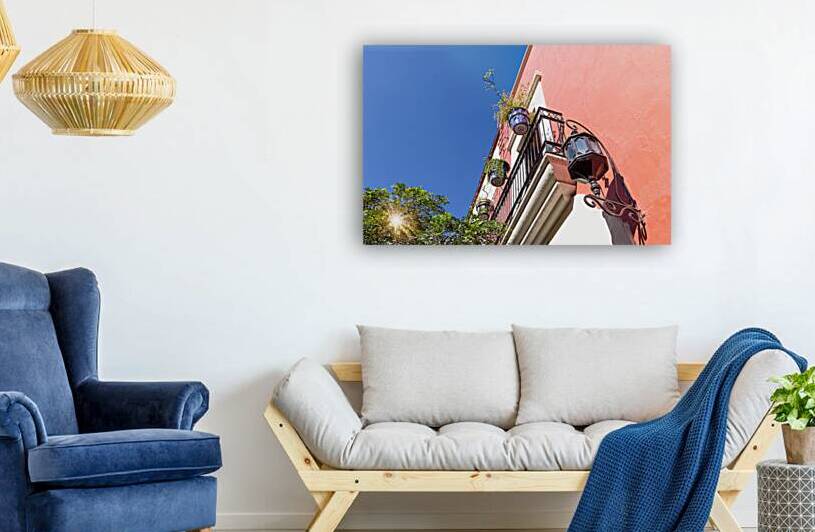 Colorful Guadalajara streets in historic city center Centro Historico near Guadalajara Basilica Cathedral and Liberation Square Plaza Liberacion by Elijah Lovkoff