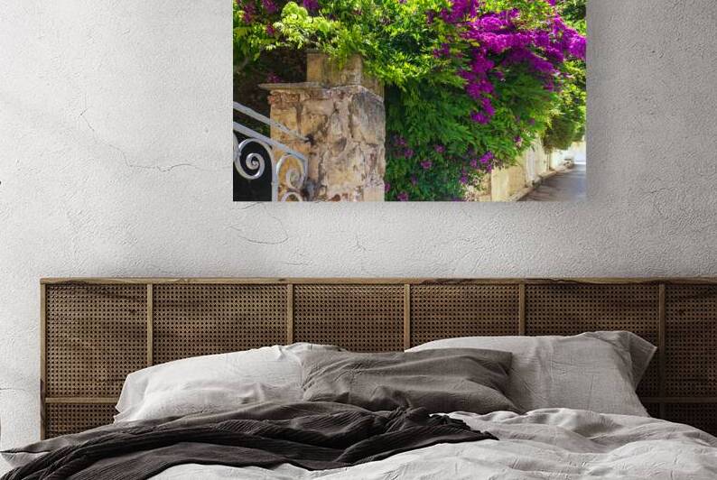 Greece historic neighborhood of Plaka and Anafiotika in Athens with restaurants near Acropolis by Elijah Lovkoff