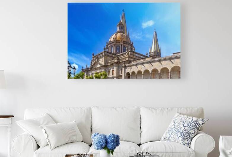 Mexico Guadalajara Cathedral Basilica in historic center near Plaza de Armas and Liberation Square by Elijah Lovkoff