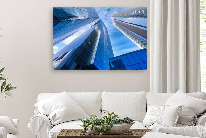Israel Tel Aviv financial business district skyline with shopping malls and high tech offices by Elijah Lovkoff