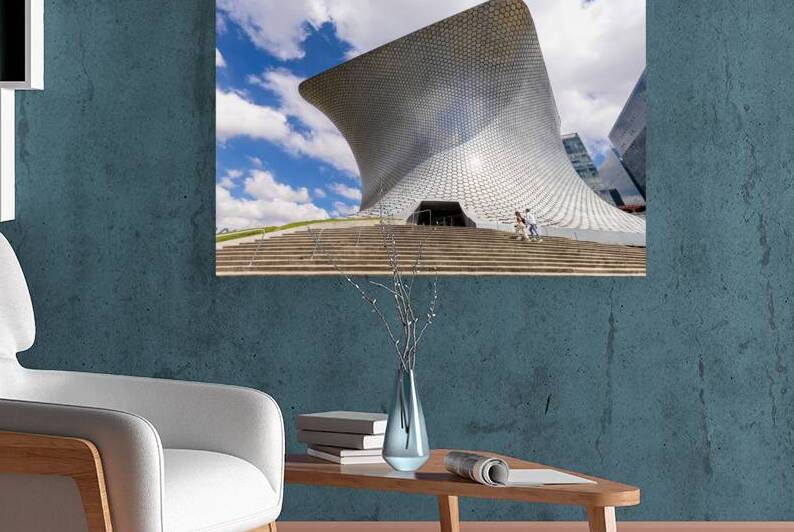 Soumaya Museum in Mexico City that holds Mexican and European art collections including Rodin Da Vinci Dali Van Gogh and many others by Elijah Lovkoff