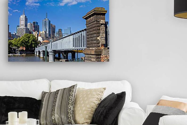 Australia scenic Melbourne downtown skyline panorama near financial business center by Elijah Lovkoff