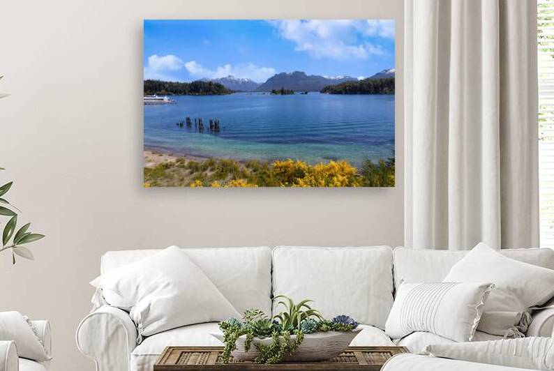 Patagonia Bariloche. Island Isla Victoria and Arrayanes forest scenic landscape by Elijah Lovkoff