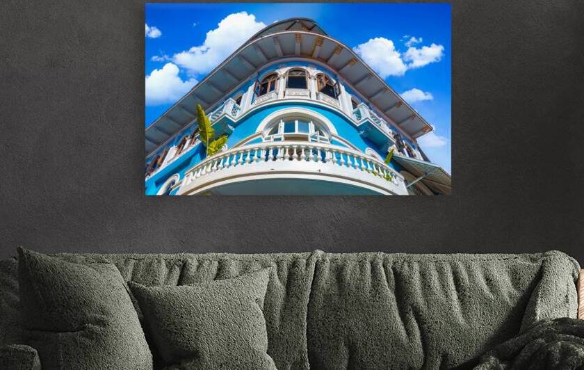 Panama Panama City historic center Casco Viejo colorful streets and colonial architecture by Elijah Lovkoff