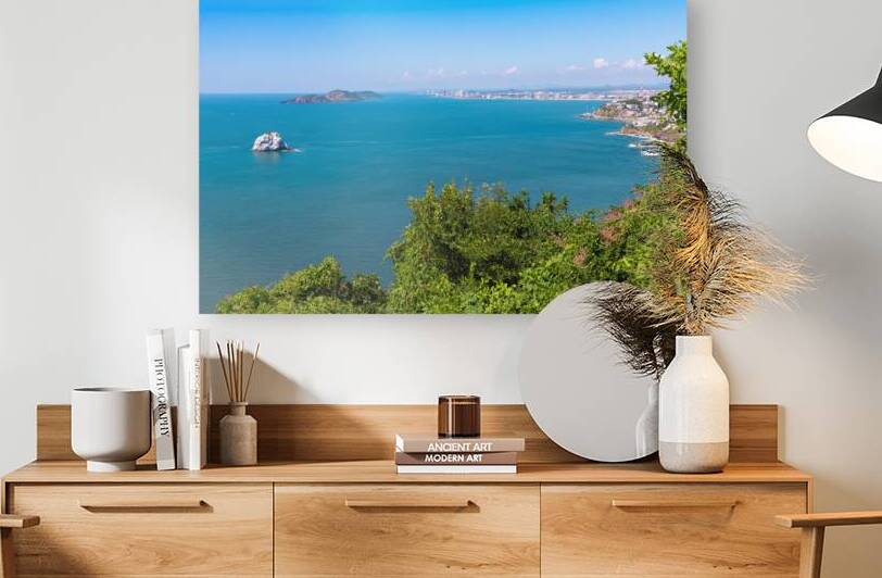 Mexico views from Mazatlan panoramic skyline lookout Mirador Del Faro and Mirador de Crystal by Elijah Lovkoff