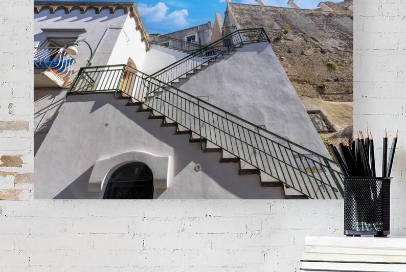 Italy scenic colorful streets of Capri town on Capri Island close to Naples by Elijah Lovkoff