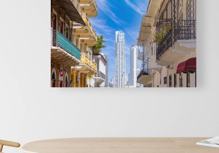 Panama Panama City historic center Casco Viejo colorful streets and colonial architecture by Elijah Lovkoff