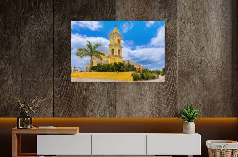 La Noria San Antonio Church in colonial Magic Village near Mazatlan by Elijah Lovkoff