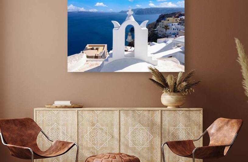 Greece Greek Islands cruise scenic panoramic sea views from top outlook of Oia by Elijah Lovkoff