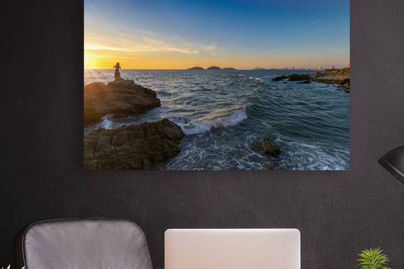 Mexico Mazatlan El Malecon with ocean views and restaurants near ocean promenade and old center by Elijah Lovkoff