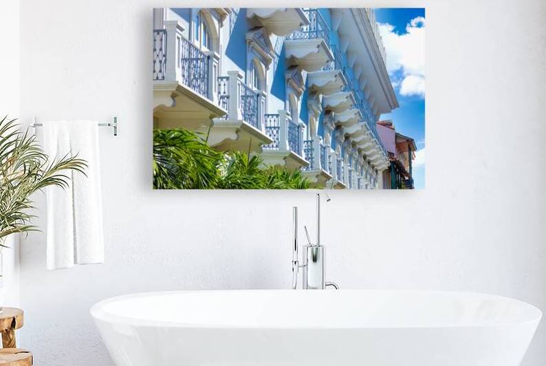 Panama Panama City historic center Casco Viejo colorful streets and colonial architecture by Elijah Lovkoff