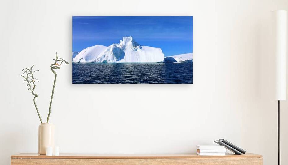Icebergs of Kangia Fjord and Sermeq Kujalleq glacier in Ilulissat Greenland by Elijah Lovkoff