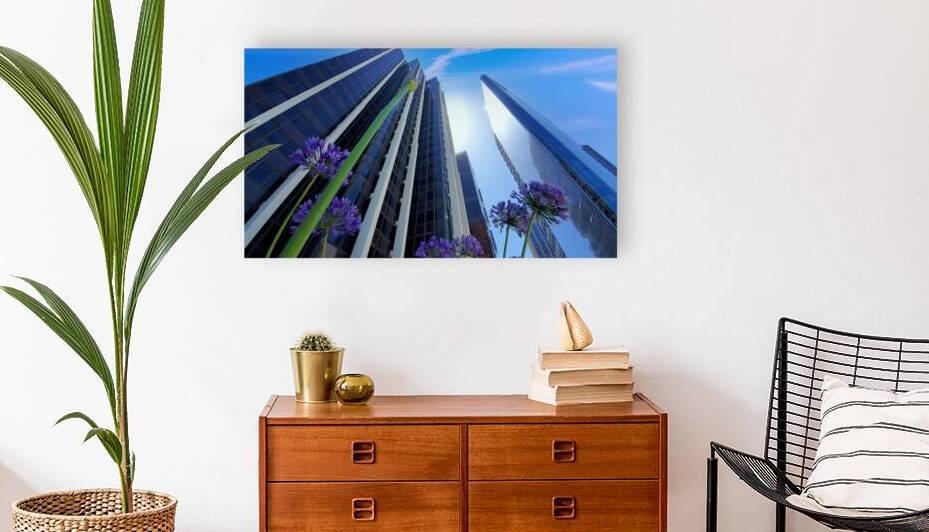 Argentina Buenos Aires panoramic financial center skyline and business development center by Elijah Lovkoff