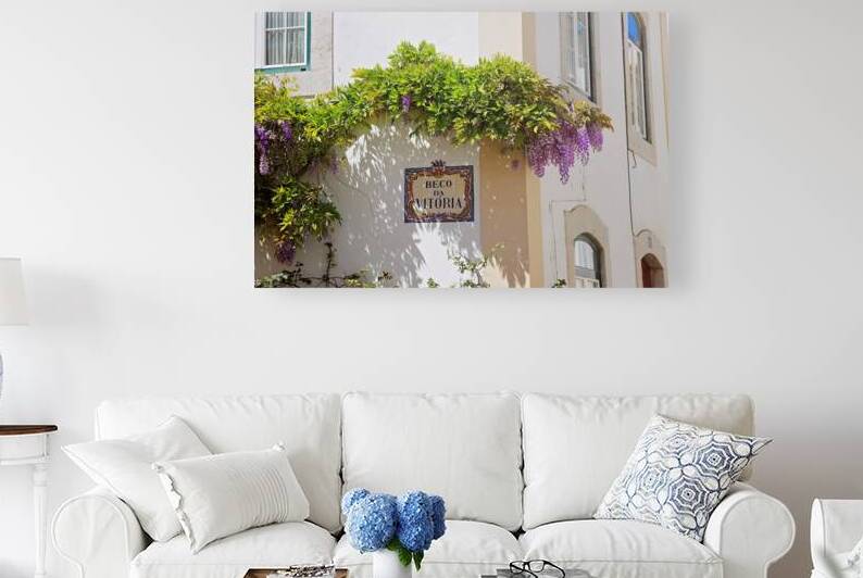 Portugal Scenic streets of coastal resort town of Cascais in historic city center by Elijah Lovkoff