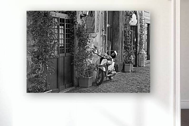 Beautiful Rome streets in historic city center near Vatican by Elijah Lovkoff