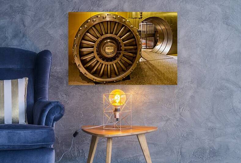 Famous Toronto impenetrable bank security vault for valuable luxury items and safe deposits at the bunker by Elijah Lovkoff