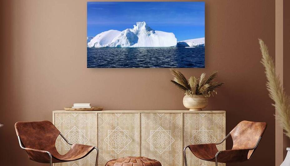 Icebergs of Kangia Fjord and Sermeq Kujalleq glacier in Ilulissat Greenland by Elijah Lovkoff