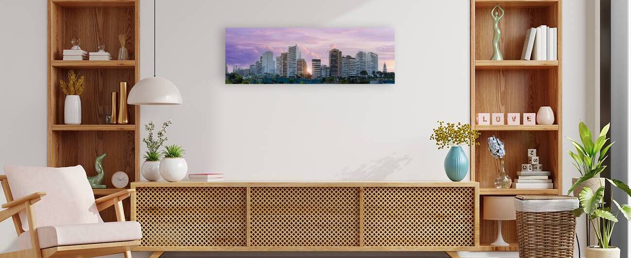 Peru luxury condominiums located near Miraflores Lima Malecon promenade on the ocean shore by Elijah Lovkoff
