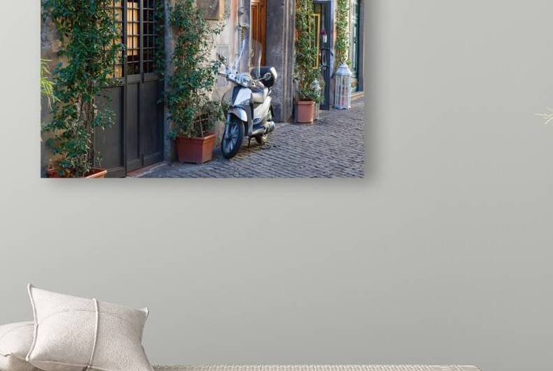 Beautiful Rome streets in historic city center near Vatican by Elijah Lovkoff