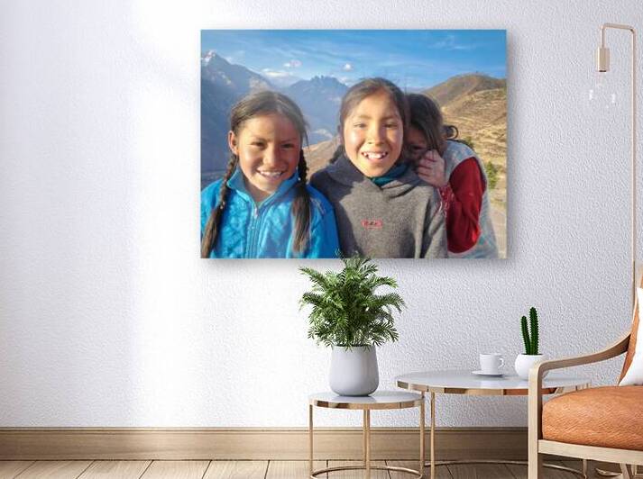 Cuzco Sacred Valley Peru. Yonge village girls by Elijah Lovkoff