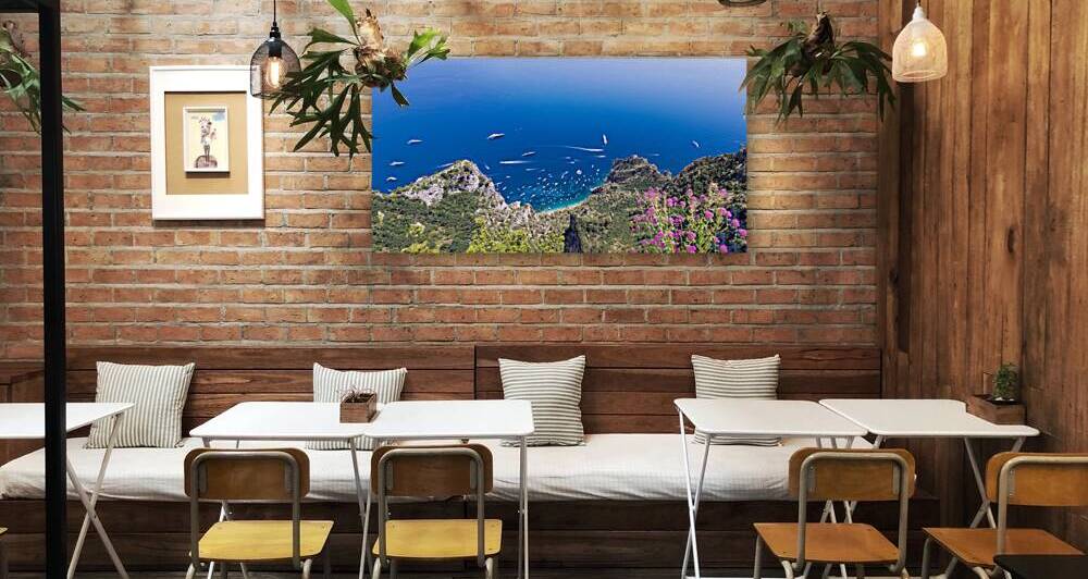 Italy scenic views of Capri Island and from panoramic lookout of Monte Salaro by Elijah Lovkoff
