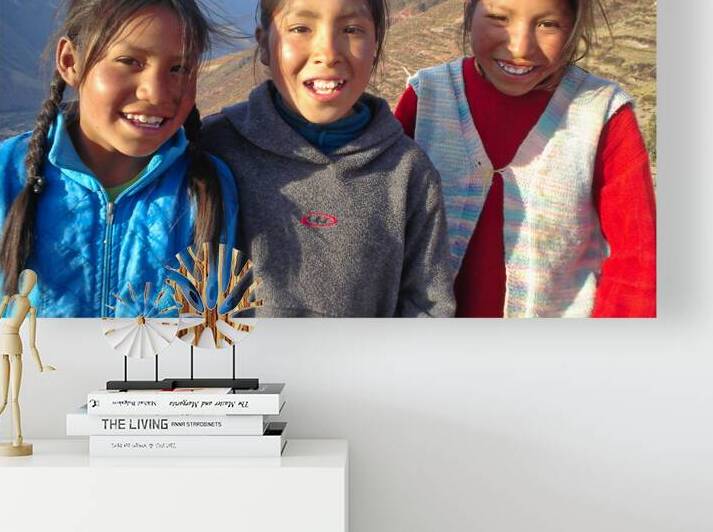 Cuzco Sacred Valley Peru. Yonge village girls by Elijah Lovkoff