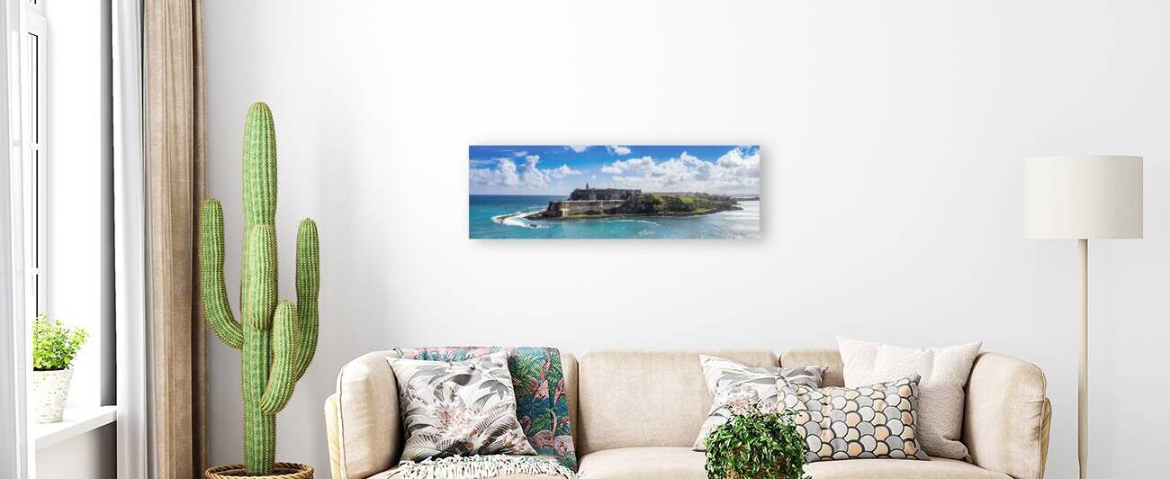 National park Castillo San Felipe del Morro Fortress in old San Juan Puerto Rico UNESCO site by Elijah Lovkoff