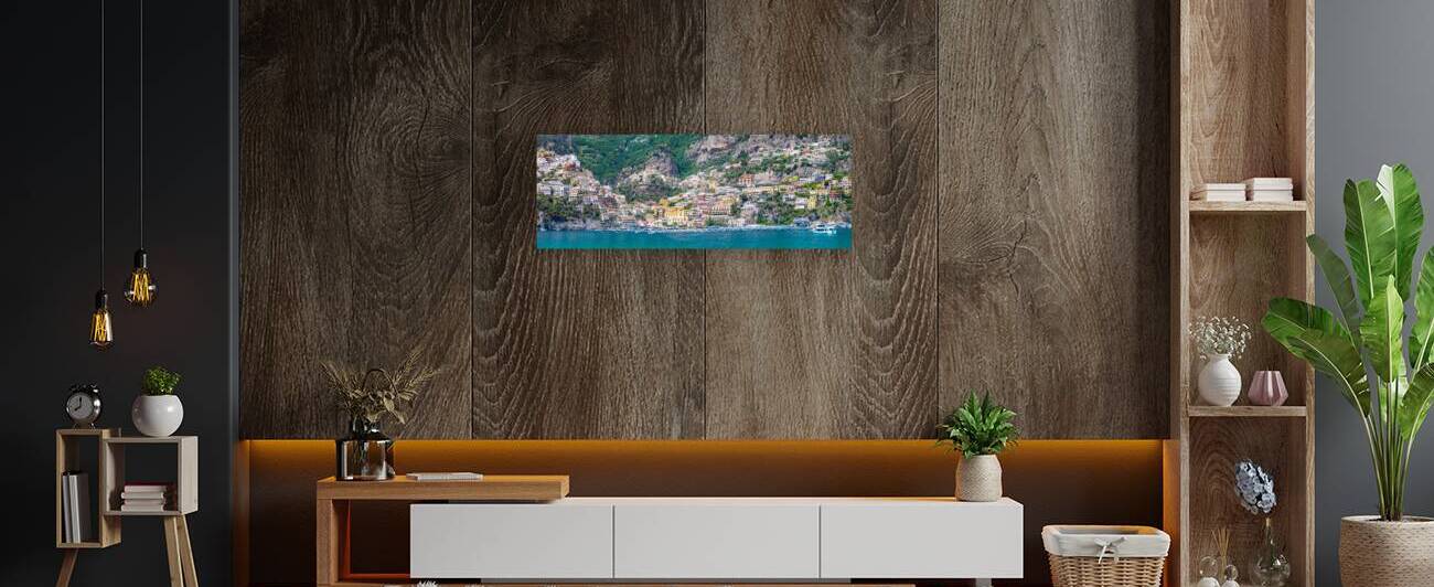 Scenic views of Positano on Amalfi Coast in Italy by Elijah Lovkoff