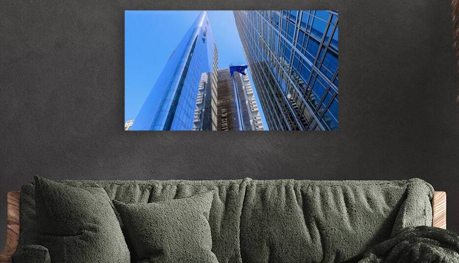 Argentina Buenos Aires panoramic financial center skyline and business development center by Elijah Lovkoff