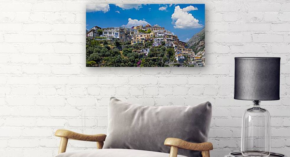 Scenic views of Positano on Amalfi Coast in Italy by Elijah Lovkoff