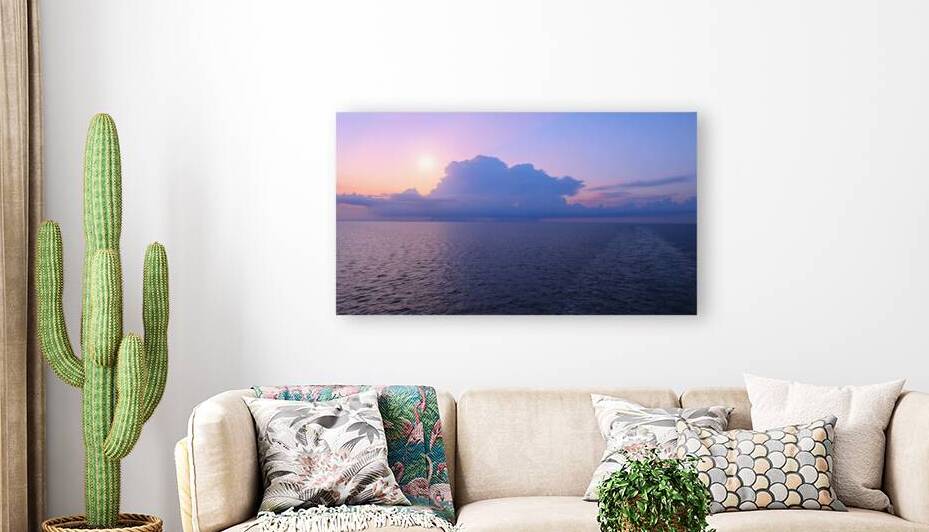 Cruise ship heading to Caribbean islands cruise vacation from Miami Florida USA by Elijah Lovkoff