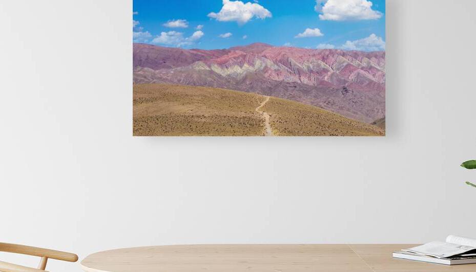 Salta Jujuy Argentina Hornocal mountain range in Quebrada Humahuaca a world heritage site by Elijah Lovkoff