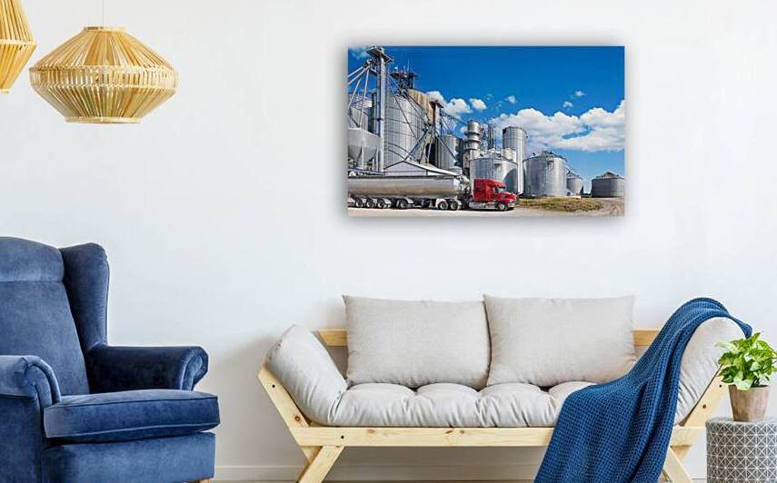 Local canadian suppliers farms and agricultural grain silos in Ontario Canada by Elijah Lovkoff