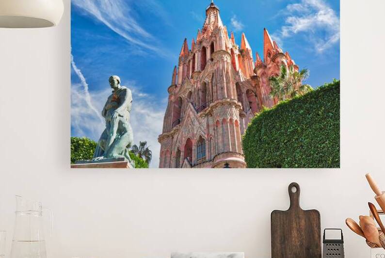 San Miguel de Allende Landmark Parroquia De San Miguel Arcangel by Elijah Lovkoff