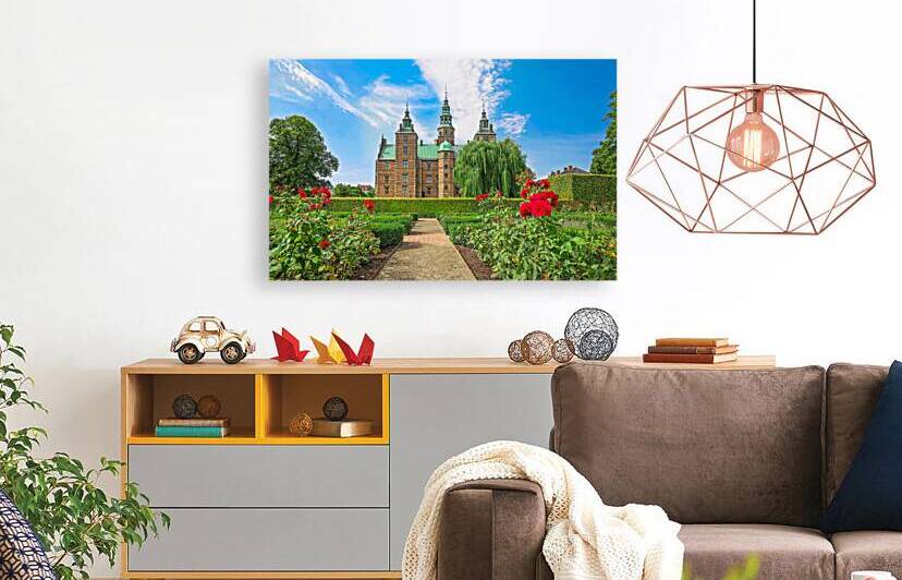 Famous Rosenborg castle one of the most visited tourist attractions in Copenhagen by Elijah Lovkoff